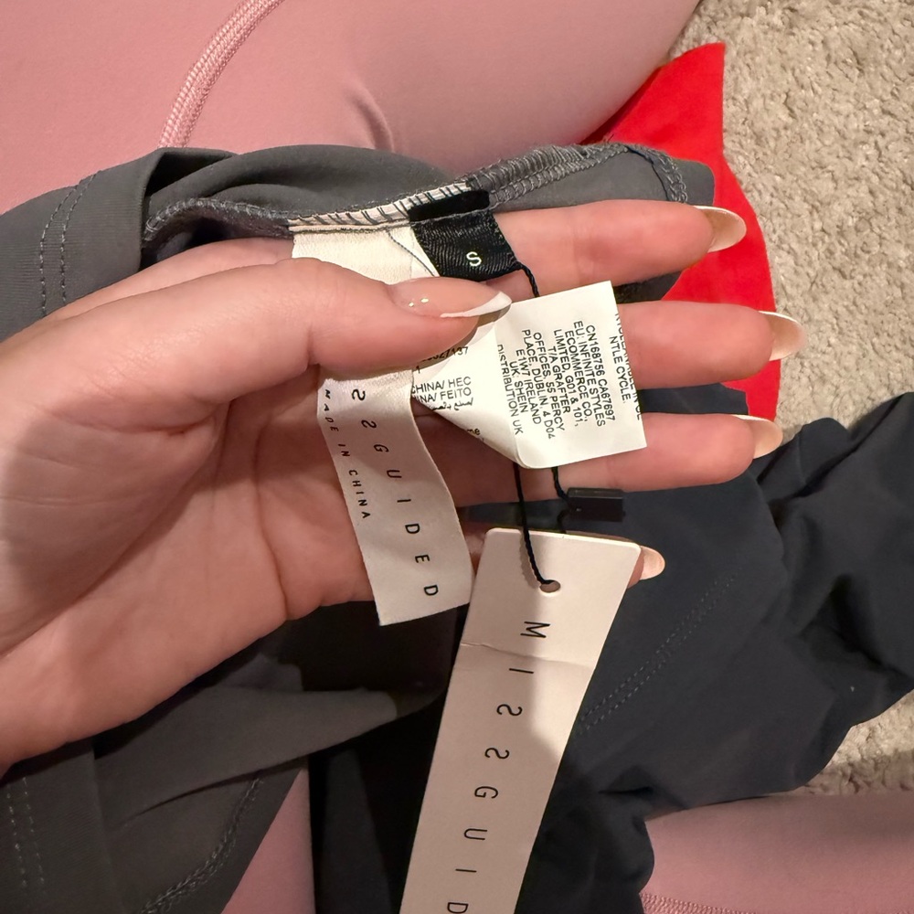 Missguided Gray One-Shoulder Tank Top - Picture 2 of 2